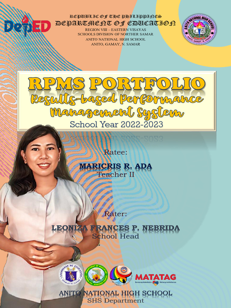 RPMS 2024 Editable Portfolio Template | PDF | Educational Assessment ...