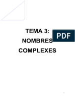 Tema 3 Nombres Complexos - Docx - Documents de Google