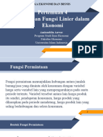 Pertemuan 4 (Penerapan Fungsi Linier I)