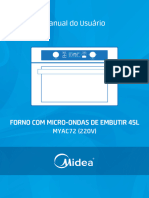 Manual Do Usu Rio Forno Com Micro Ondas de Embutir Midea 45L