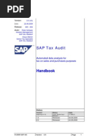 SAP TaxAudit Handbook