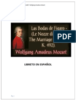 Bodas de Fígaro - Libreto en Español