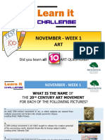 Y7, 8, 9 - Learn It Challenge - Nov Week 2 - Wed 8.11.23, Thurs 9.11.23