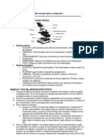 El Microscopio óptico compuesto