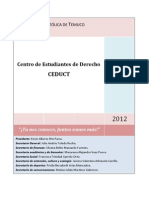 Programa Lista B CEDUCT 2012