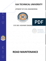 Road Maintenance