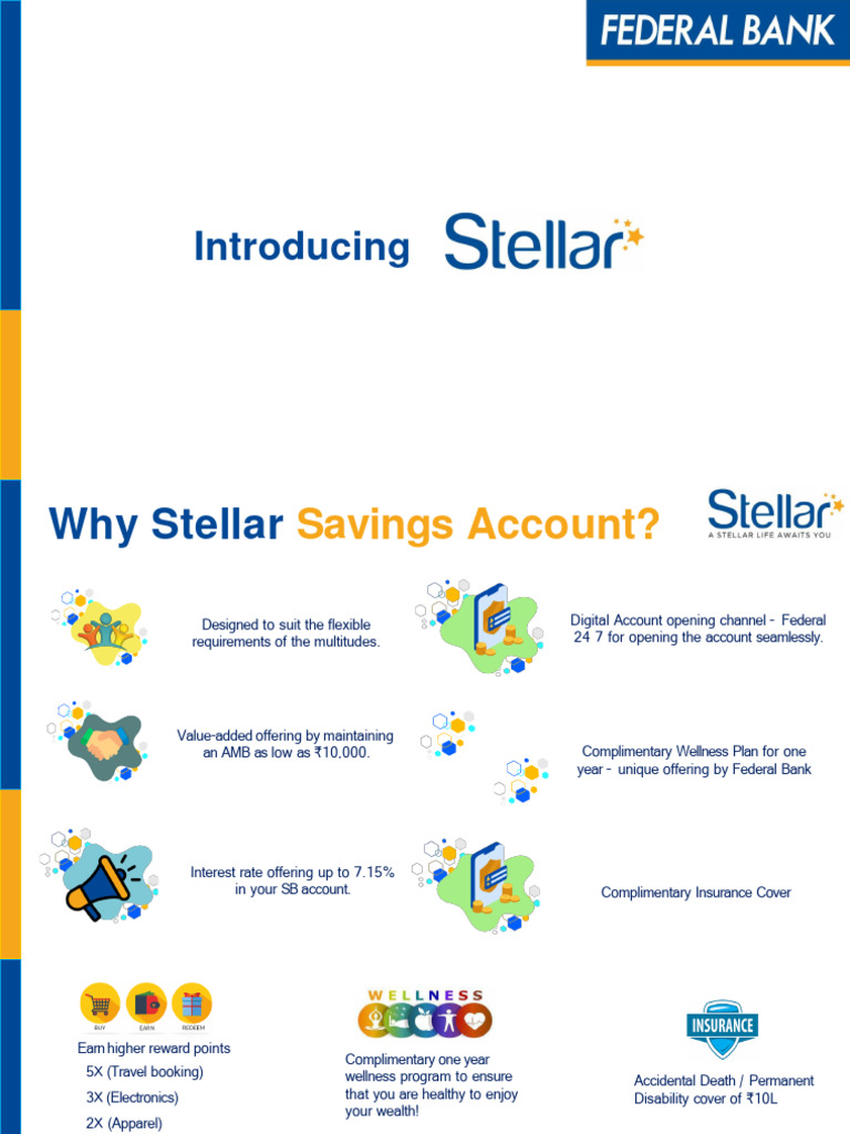 Stellar Savings Account Benefits Explained | PDF | Debit Card | Service ...