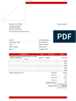 Gold Invoice