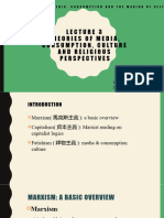 Lesson 3 - Consumption Theories