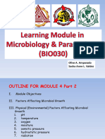 Module 4 - Microbial Growth Requirements Part 2