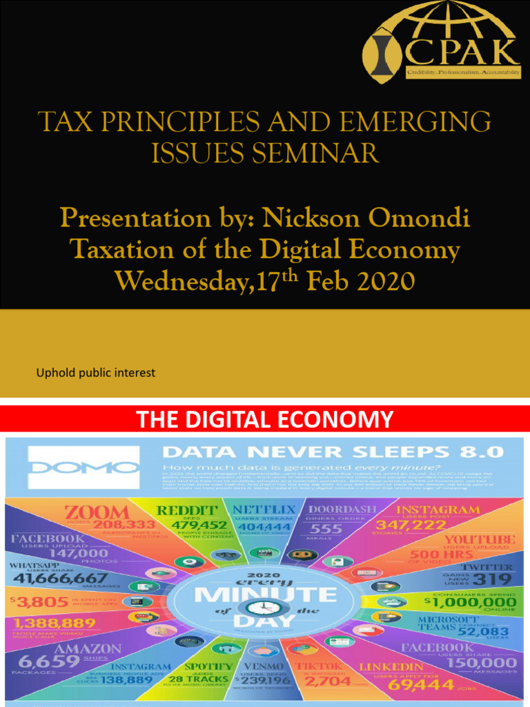 Taxation Challenges in the Digital Economy | PDF | Taxes | Money