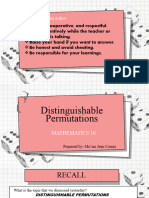 Math 10 Distinguishable Permutation