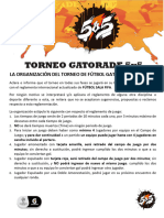 Comunicado Reglas de Juego Torneo Gatorade 5V5 2024...