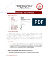 Derecho Procesal General I