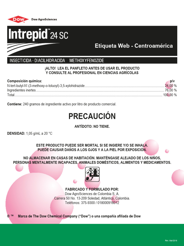 Intrepid24sc Etiqueta Web Ca | PDF | Vómitos