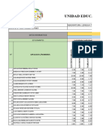 Cuadro de Notas General 8,9 Final