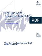 191118, The Future of European Patent Law UU Final - Anna Horn