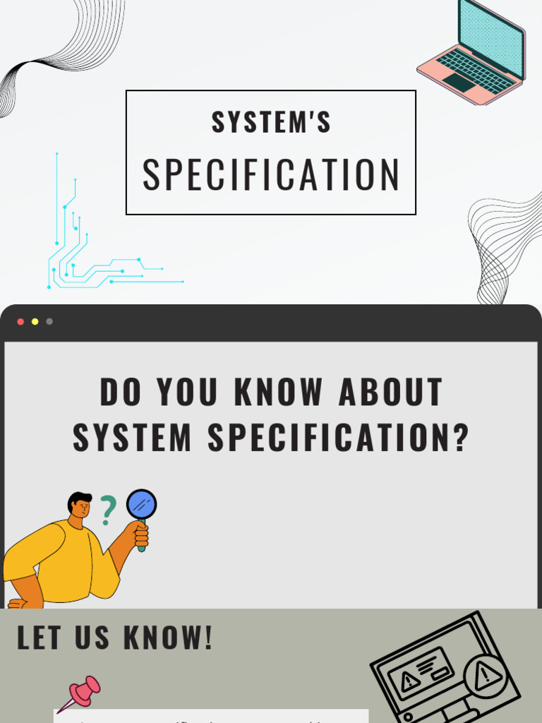Understanding System Specifications | PDF | Solid State Drive | Random ...