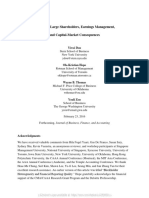 2.2 Individual Large Shareholders, Earnings Management, and Capital-Market Consequences