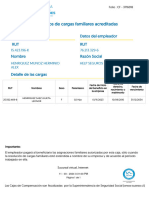 Certificados de Cargas Familiares Acreditadas: Datos Del Afiliado Datos Del Empleador RUT RUT