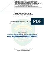 Rancangan KontrakLongsoran Ptg. Lembuswana Sebulu 2