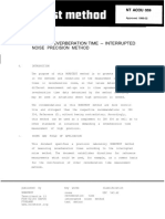 NT Acou 059 - Rooms - Reverberation Time - Interrupted Noise Precision Method - Nordtest Method