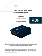 ADS-B FDL-DB Dual Band Series Installation Information: Document No. 88552