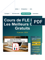 Cours de FLE PDF - Les Meilleurs Cours Gratuits