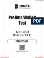 PW Only IAS Prelims 2024 Test 1 With Solution