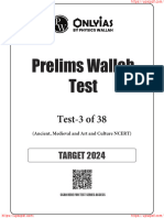 PW Only IAS Prelims 2024 Test 3 With Solution 