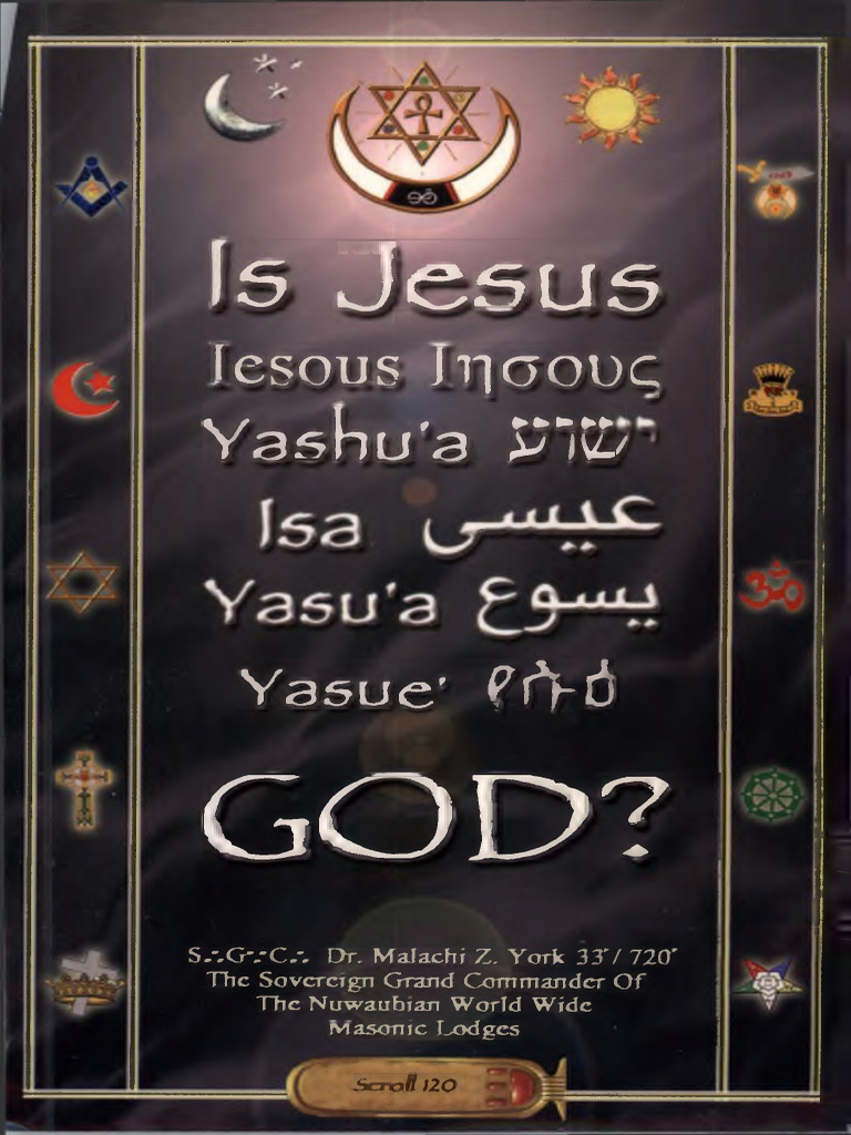 DR Malachi Z York - Is Jesus God | PDF | Jesus | Paul The Apostle