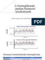 Dosis Aminoglikosida Berdasarkan Parameter Farmakokinetik