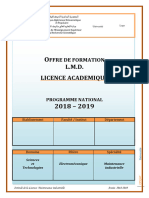 A7 Licence Maintenance Industrielle