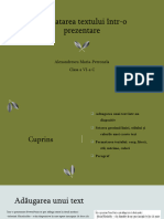 Formatare - Text 1