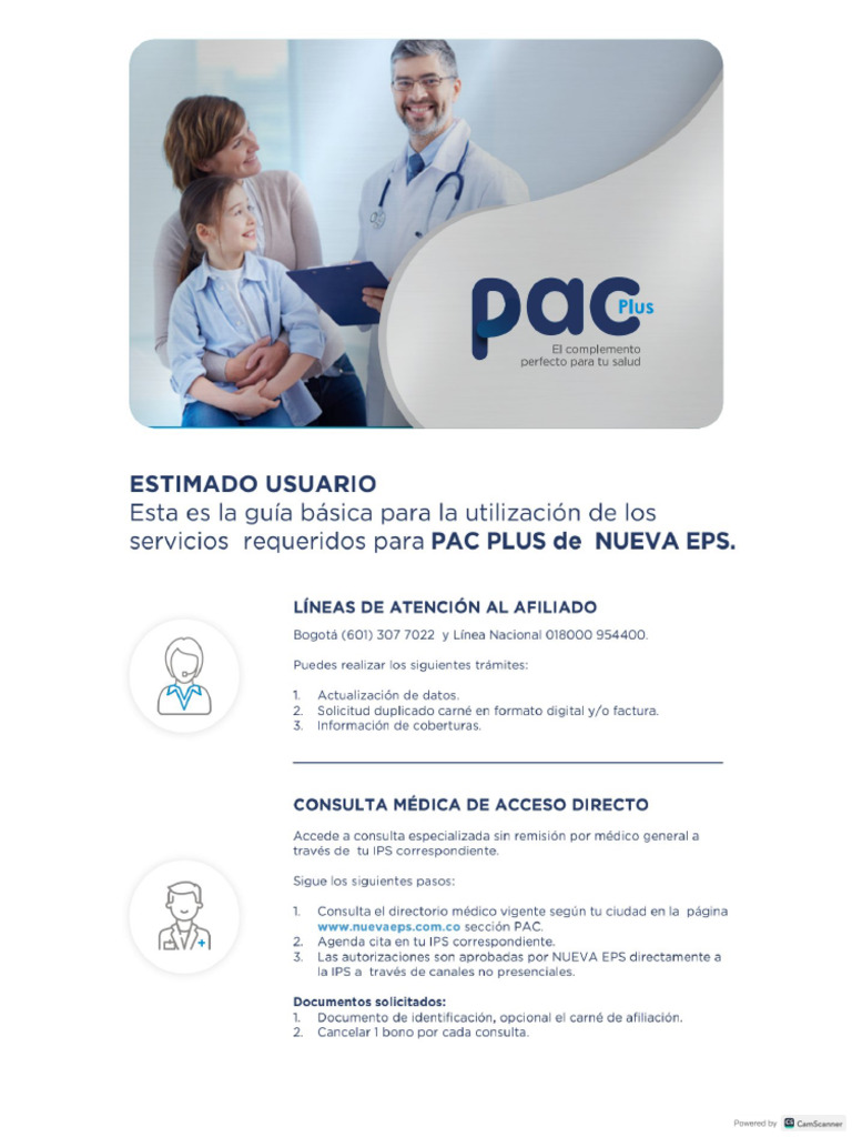 Guia de Servicios PAC PLUS - 2023 | PDF