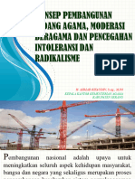 Materi Pembangunan Bidang Agama, Moderasi Beragama Dan Pencegahan Intoleransi Dan Radikalisme H Ahmad Rifaudin, S.Ag., M.PD