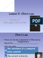 Lesson 9 Ohm - S Law Student