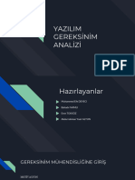 Yazilim Gereksi̇ni̇m Anali̇zi̇