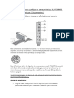 Procedimiento para Configurar Sensor Ã Ptico XUVE04M3 SNM8 Telemecanique