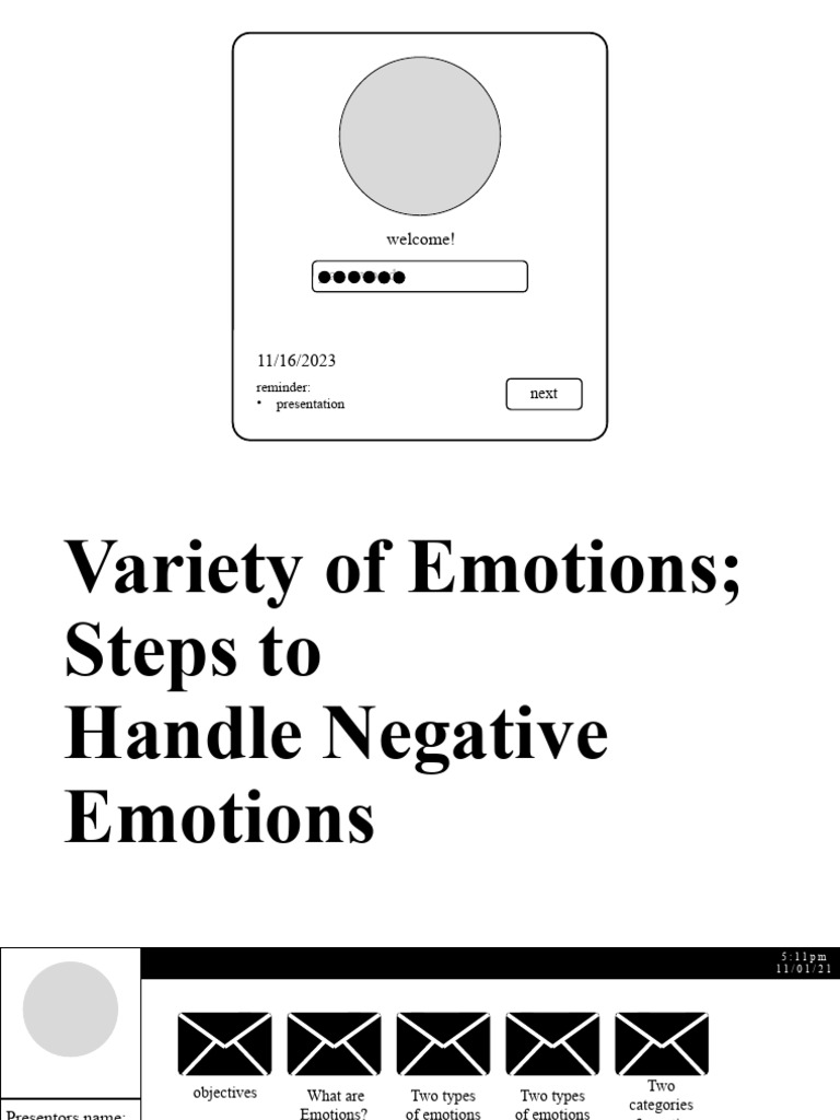 Emotions: Understanding & Managing | PDF | Emotions | Psychological ...