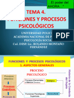 Tema 4 Funciones y Procesos Psicologicos