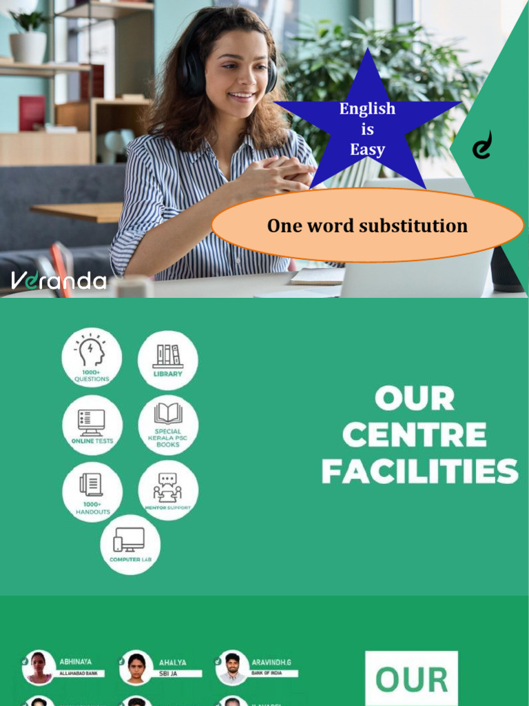 One Word Substitution Pdf