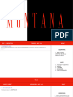 Montana ShootingSchedule Locked