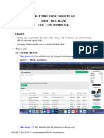 Thực Hành - Câu Lệnh Query SQL