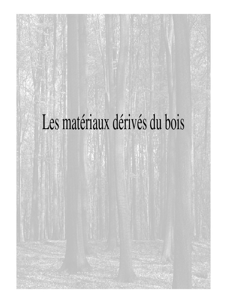 Avantages du bois dans la construction | PDF | Art