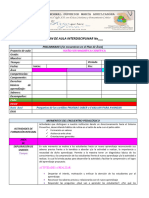 Modelo Plan de Aula 2024 Interdisciplinar