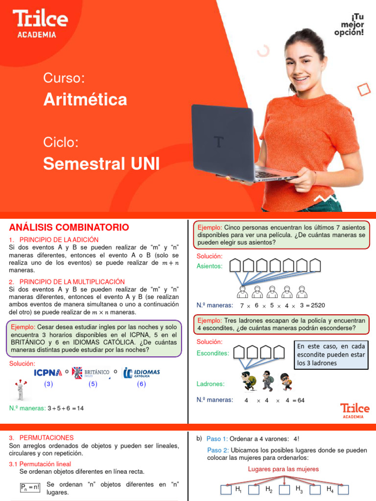 Analisis Combinatorio | PDF | Combinatoria | Teoría de los números