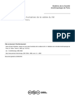 Aperçu Sur Les Races Humaines de La Vallée Du Nil - DR Ernest-Théodore Hamy