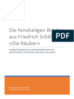Die Feindseligen Brüder Aus Friedrich Schiller's "Die Räuber"