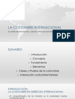 Tema 6.A - LA COSTUMBRE INTERNACIONAL DE LA VIDA